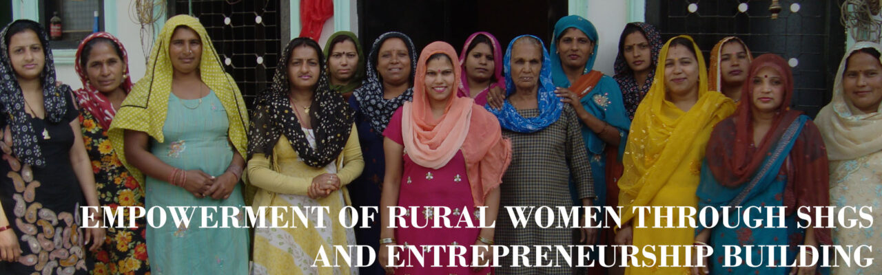 Empowerment of Rural Women through SHGs and Entrepreneurship Building ...
